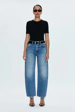 PISTOLA- WOMEN’S WES HIGH RISE BARREL JEANS