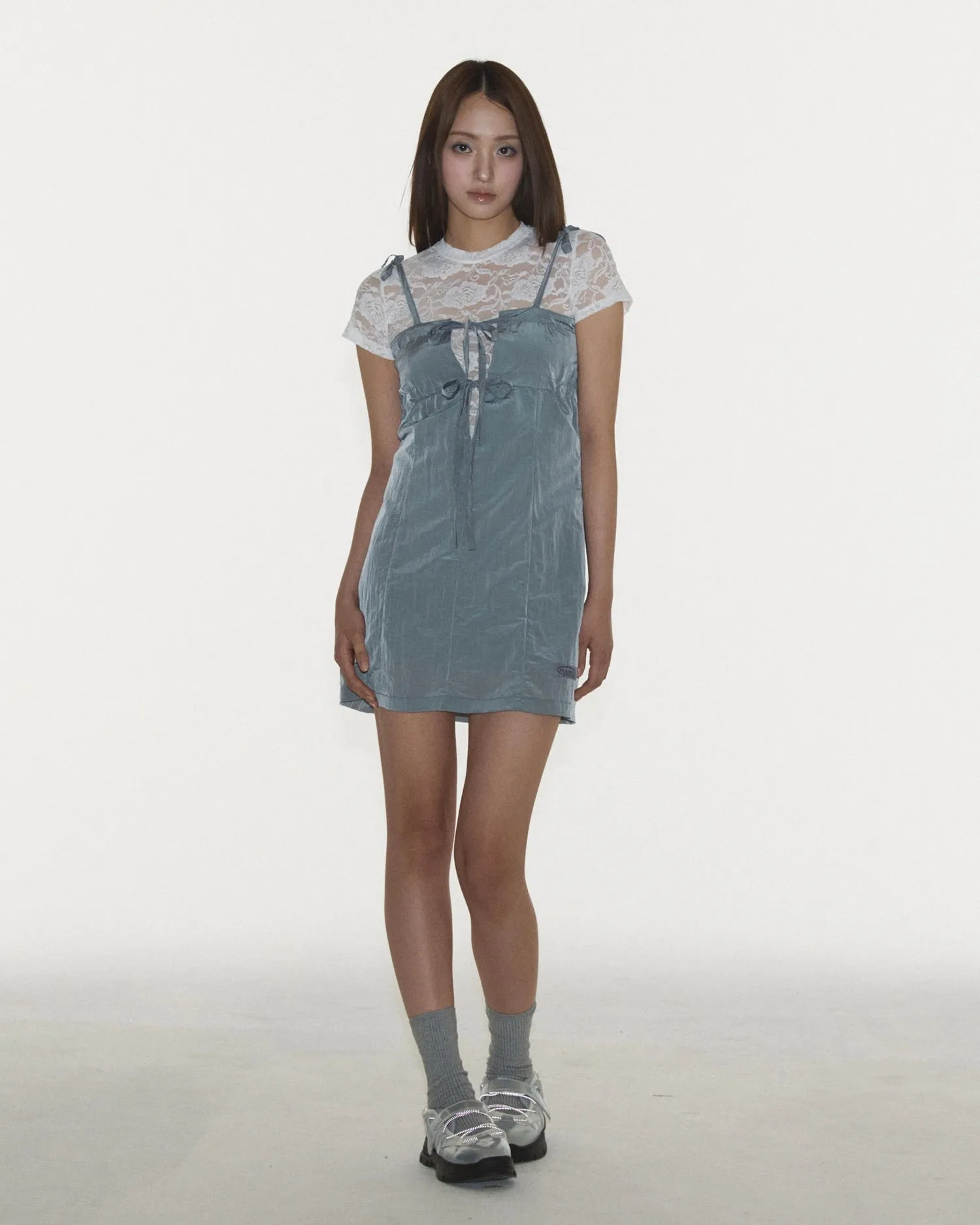 PLASMA SPHERE Barbie Dress Grey