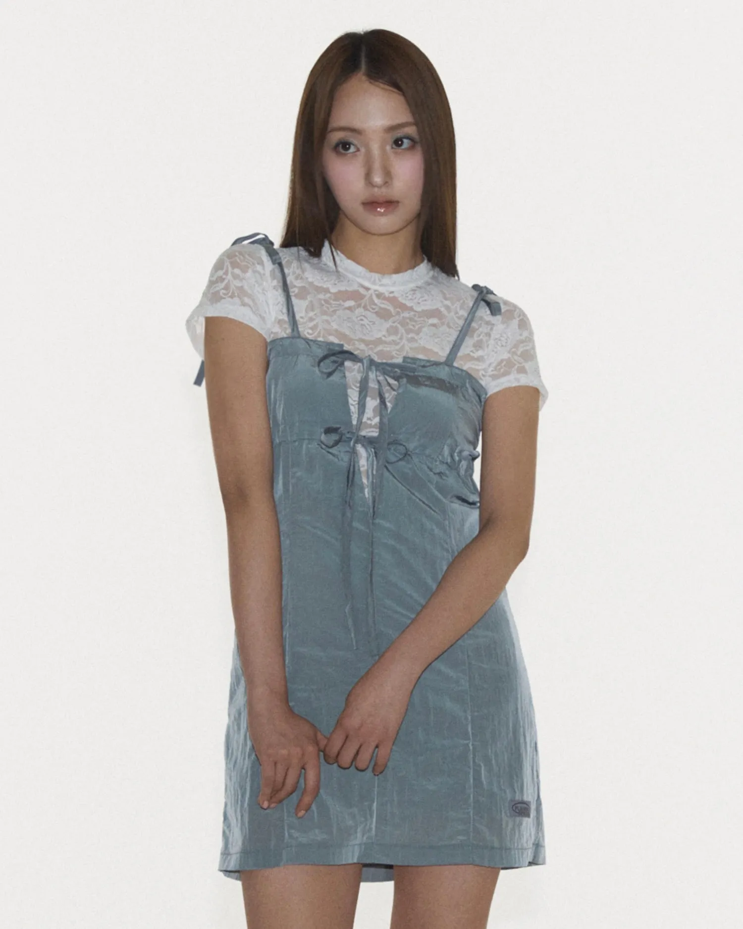 PLASMA SPHERE Barbie Dress Grey