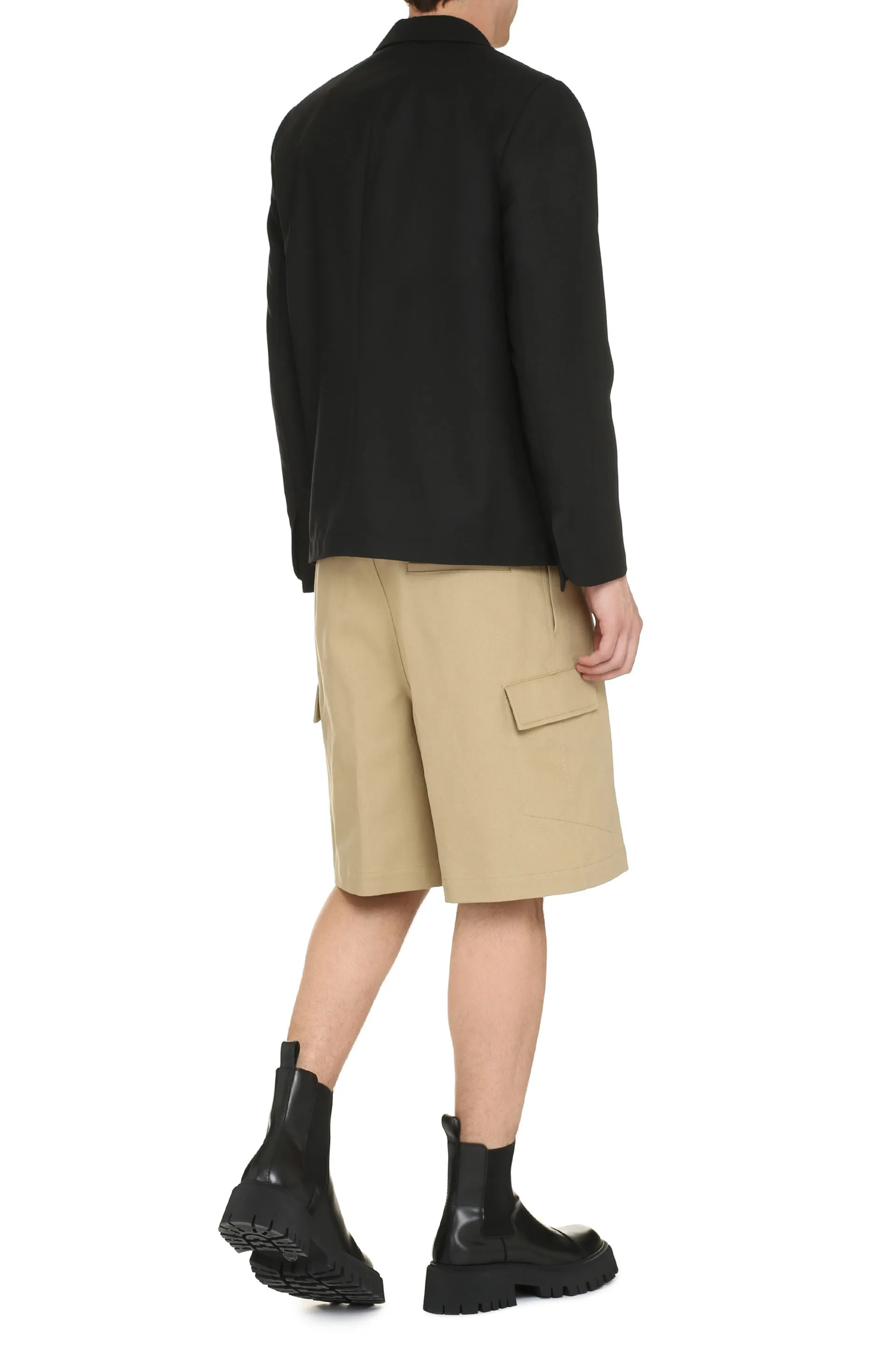 Power single-breasted jacket