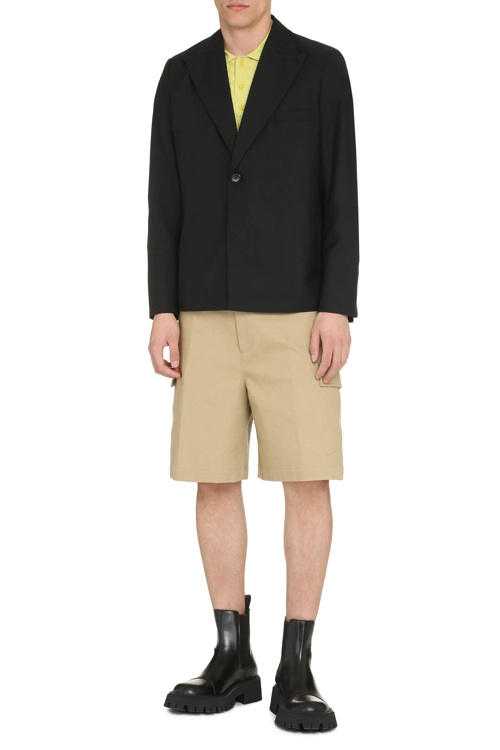Power single-breasted jacket