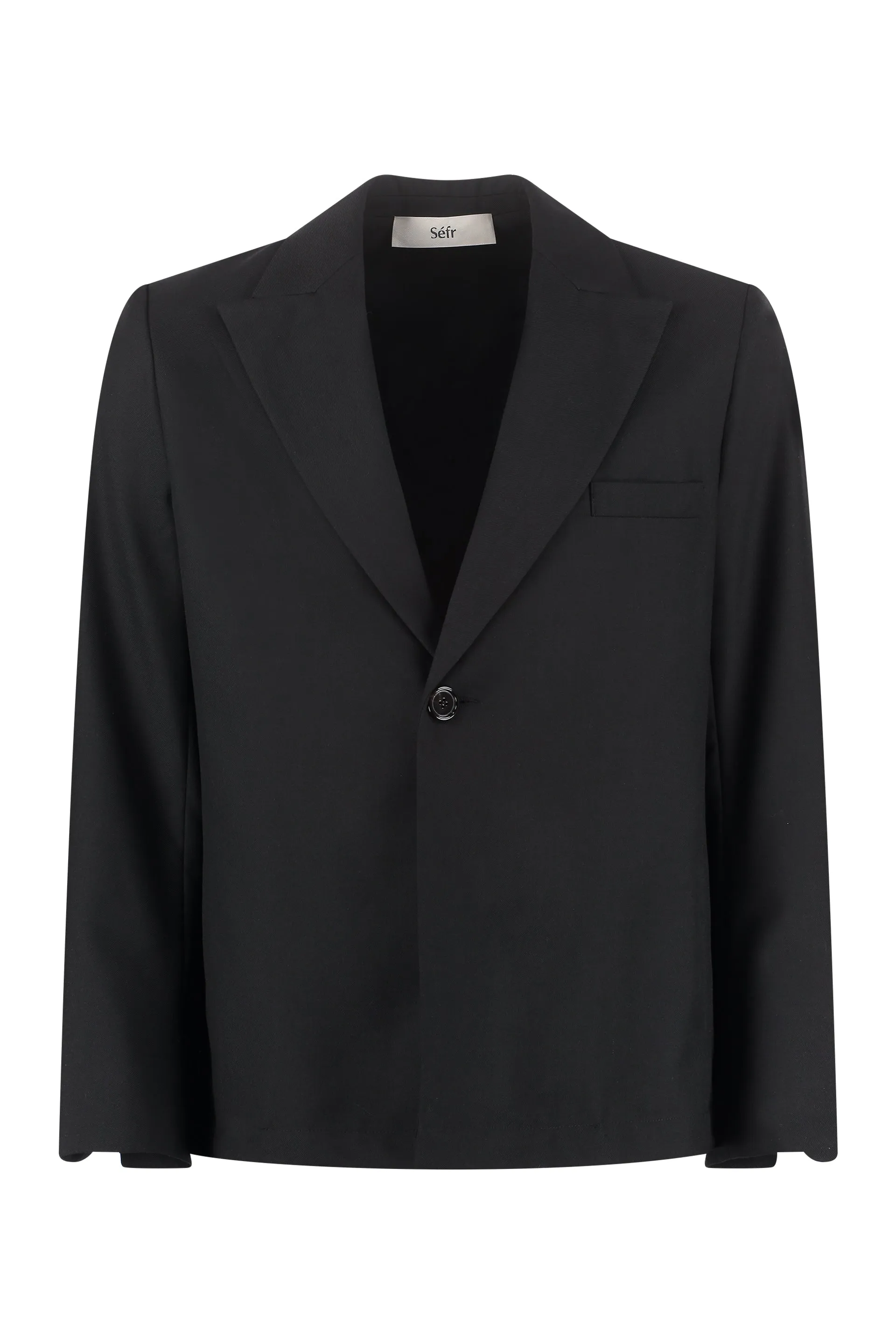 Power single-breasted jacket