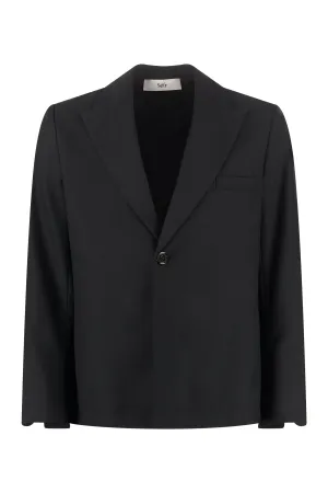 Power single-breasted jacket