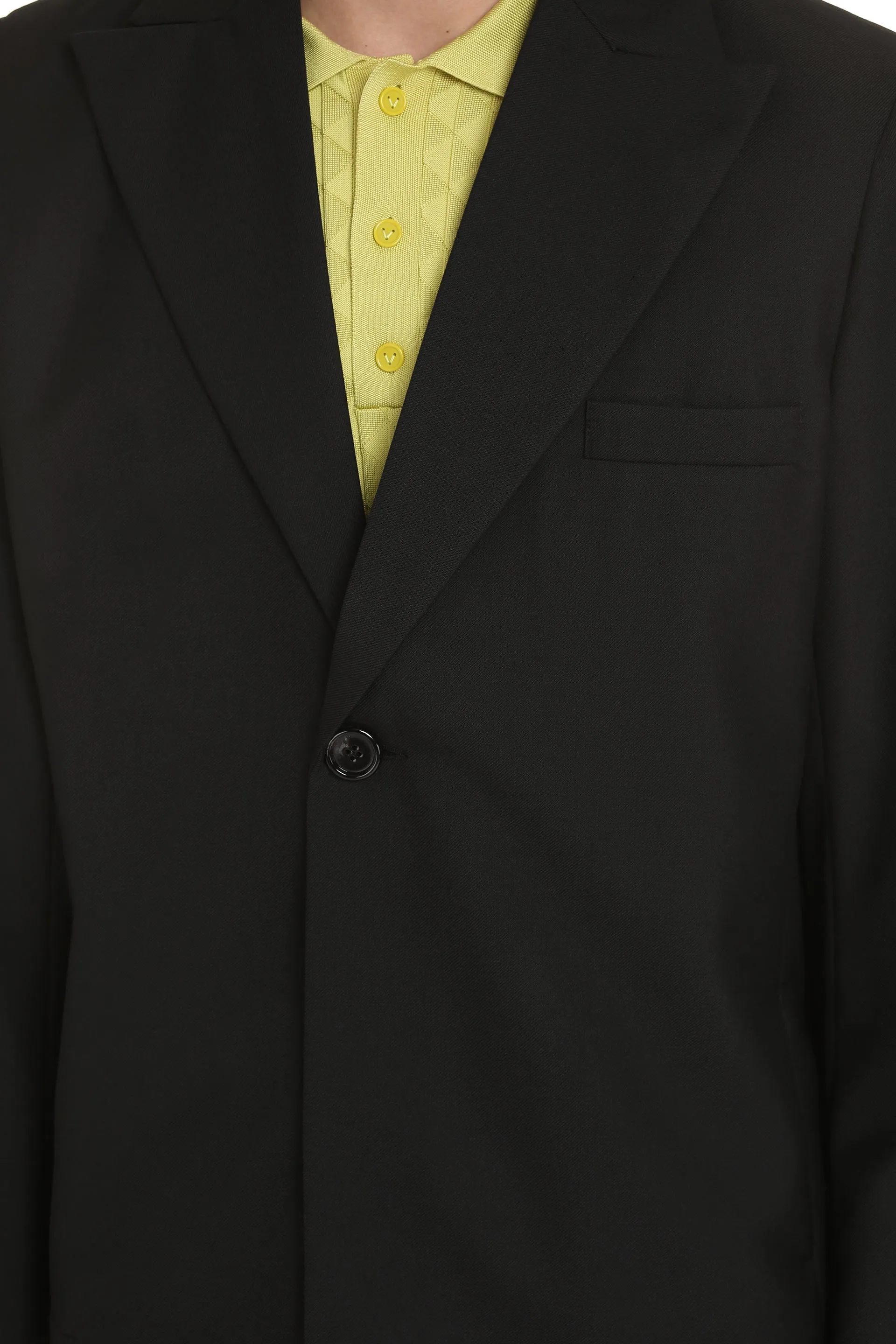 Power single-breasted jacket