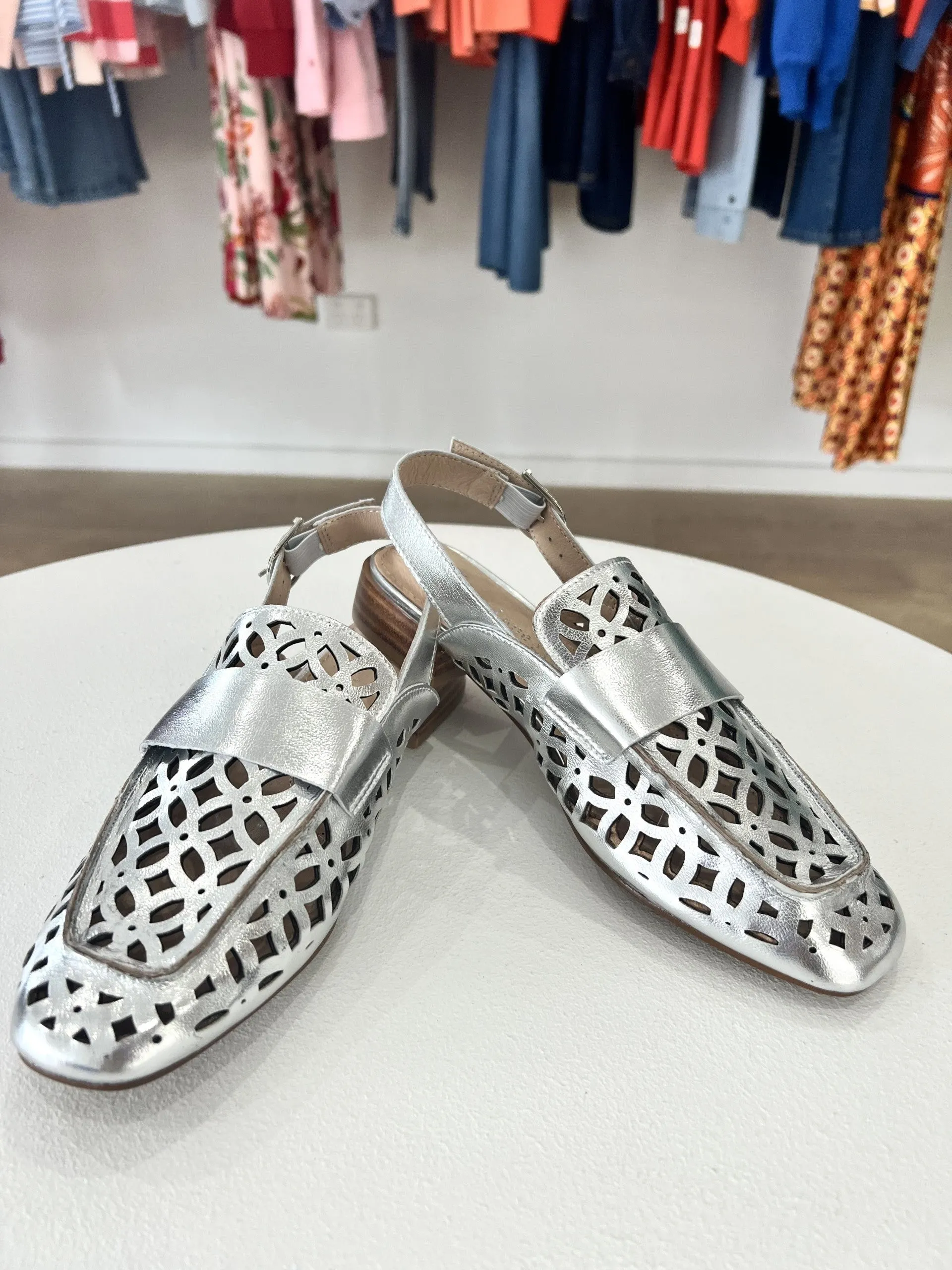 PRIMA LOAFER || SILVER METALLIC