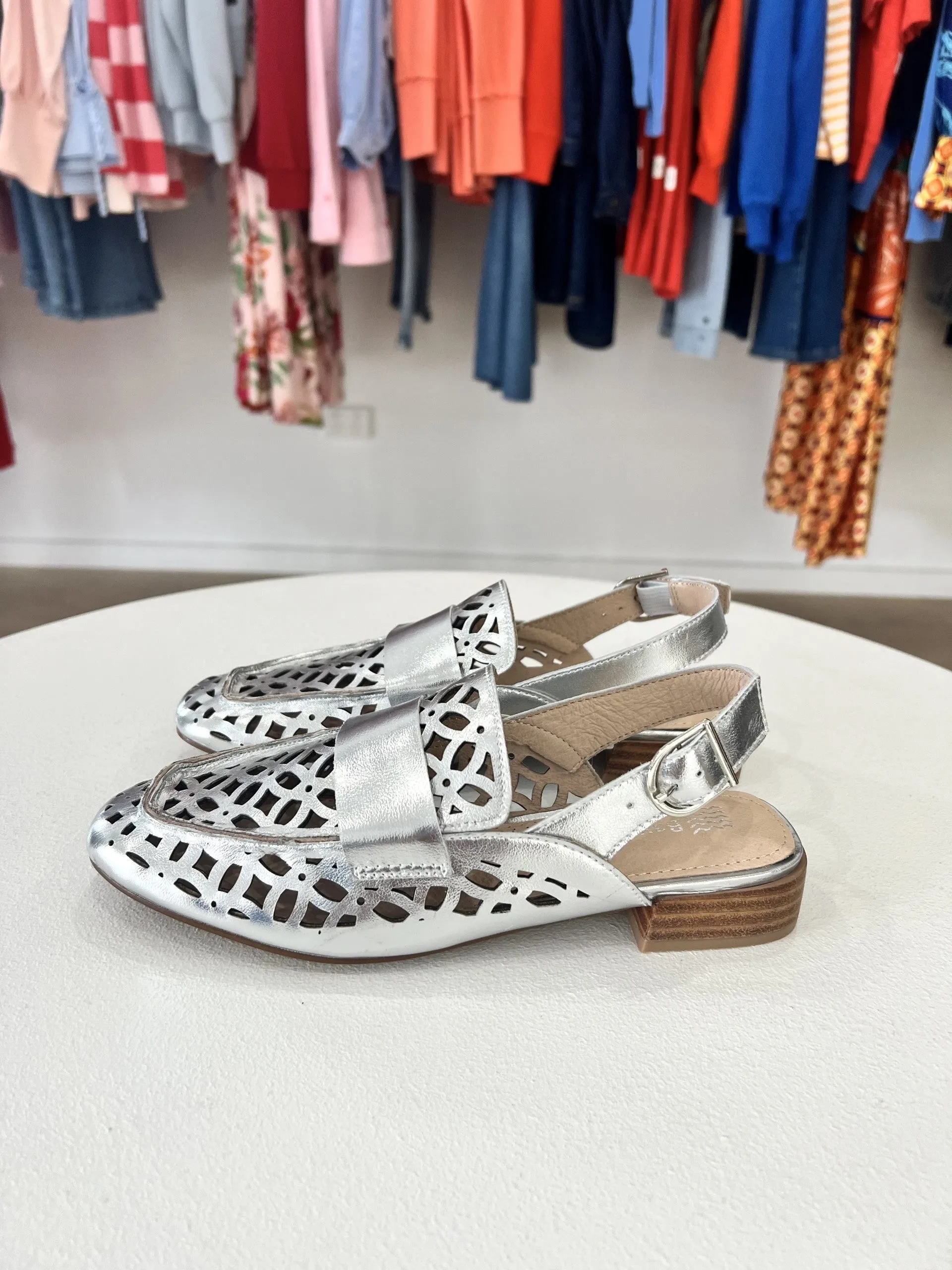 PRIMA LOAFER || SILVER METALLIC