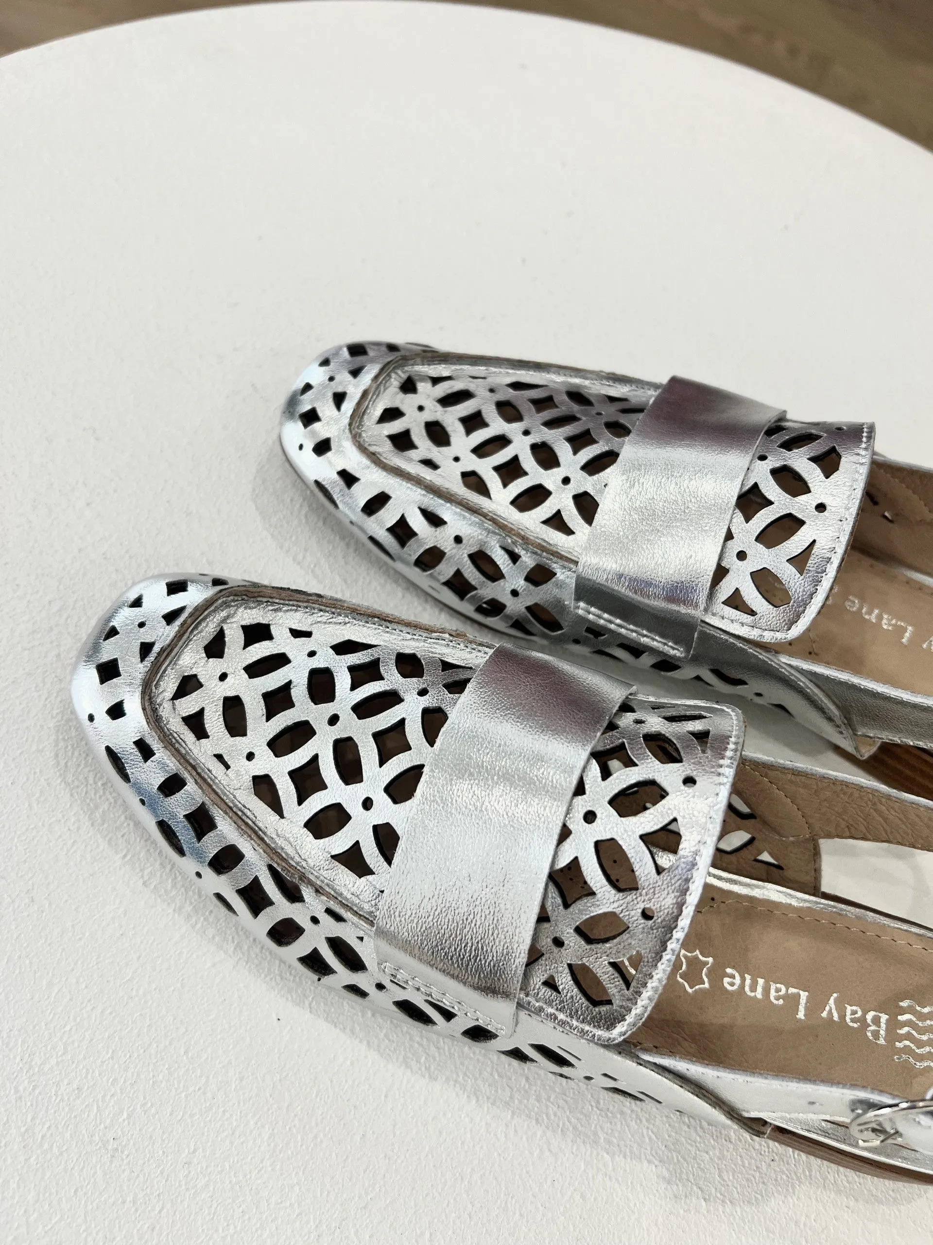 PRIMA LOAFER || SILVER METALLIC