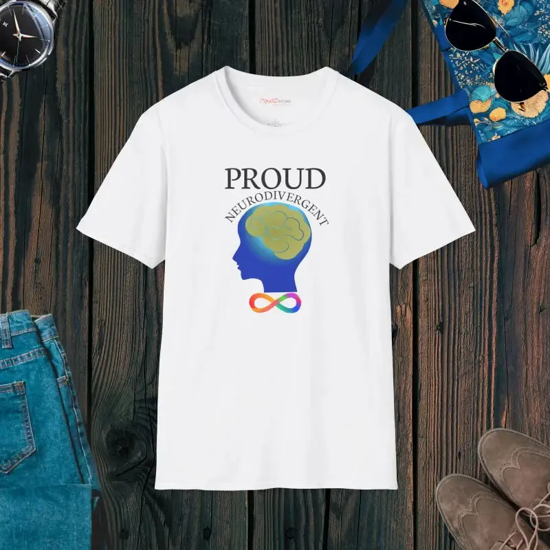 Proud Neurodivergent t Shirt Trendy Fashion Revolution