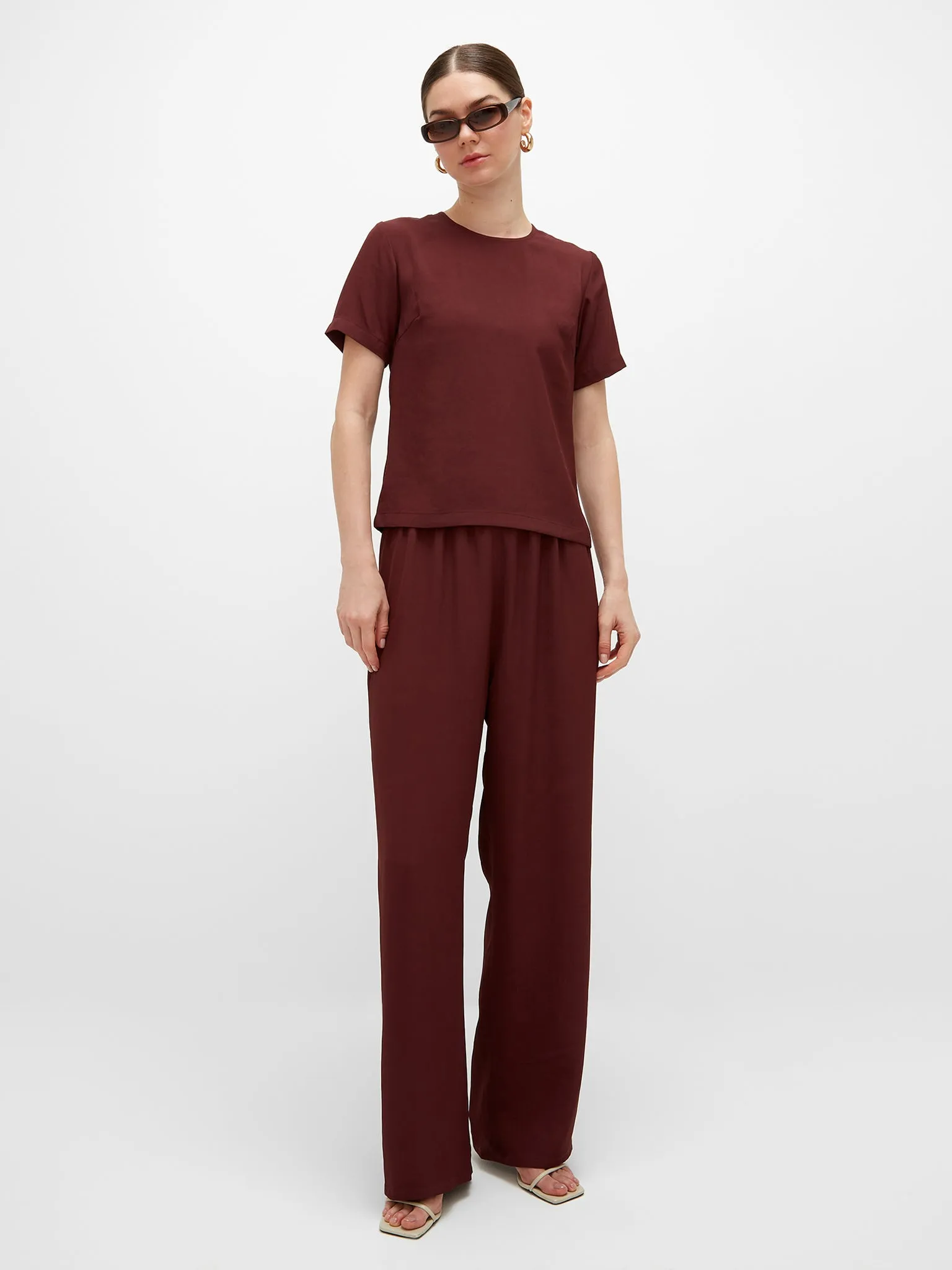 Rabea Top - Burgundy