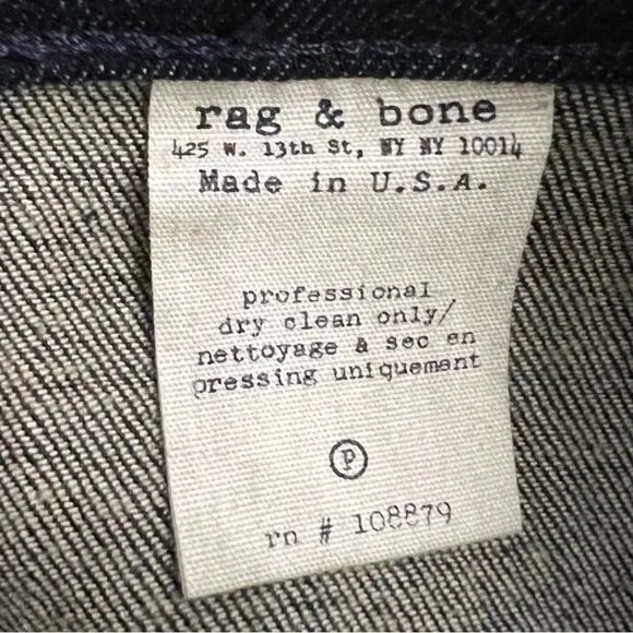 Rag &amp; Bone The Skinny Lamb Leather Panel Jeans Moto