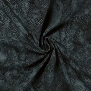 Rayon Batik - Indigo Dots