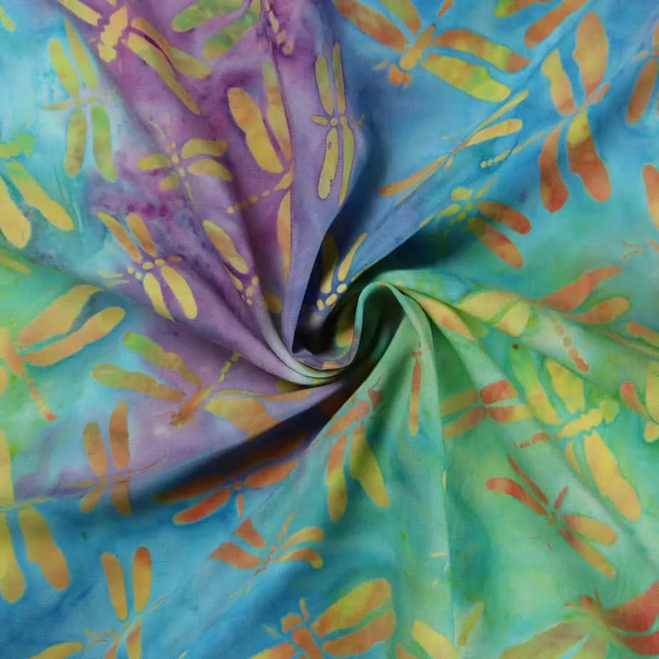Rayon Batik - Sunbeam Dragonfly