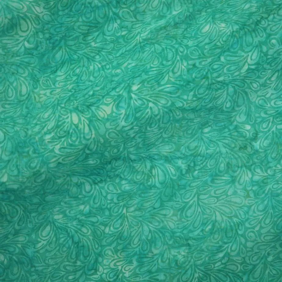 Rayon Batik - Turquoise Tulip