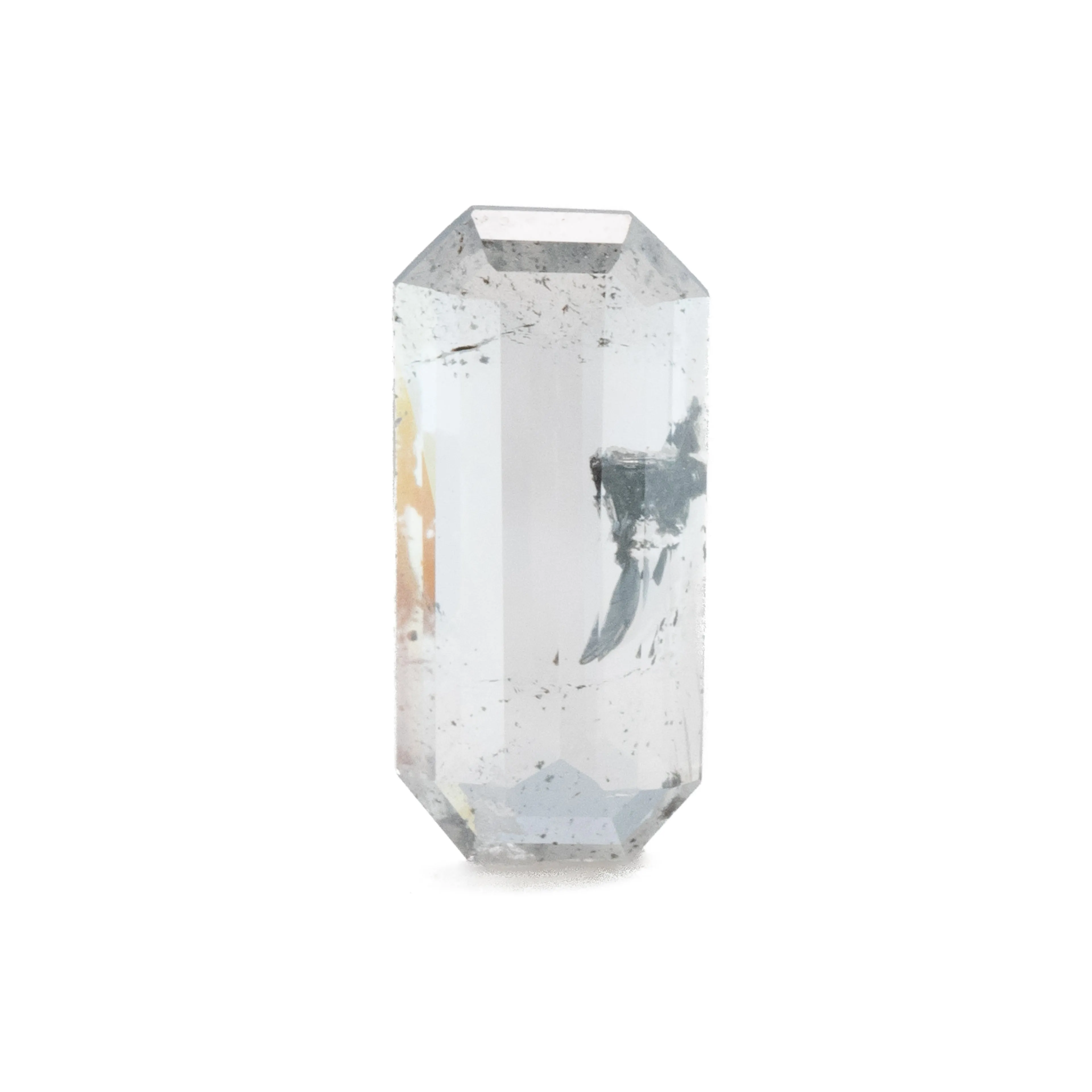 Rectangular Rose Cut Salt   Pepper Diamond | 0.62ct