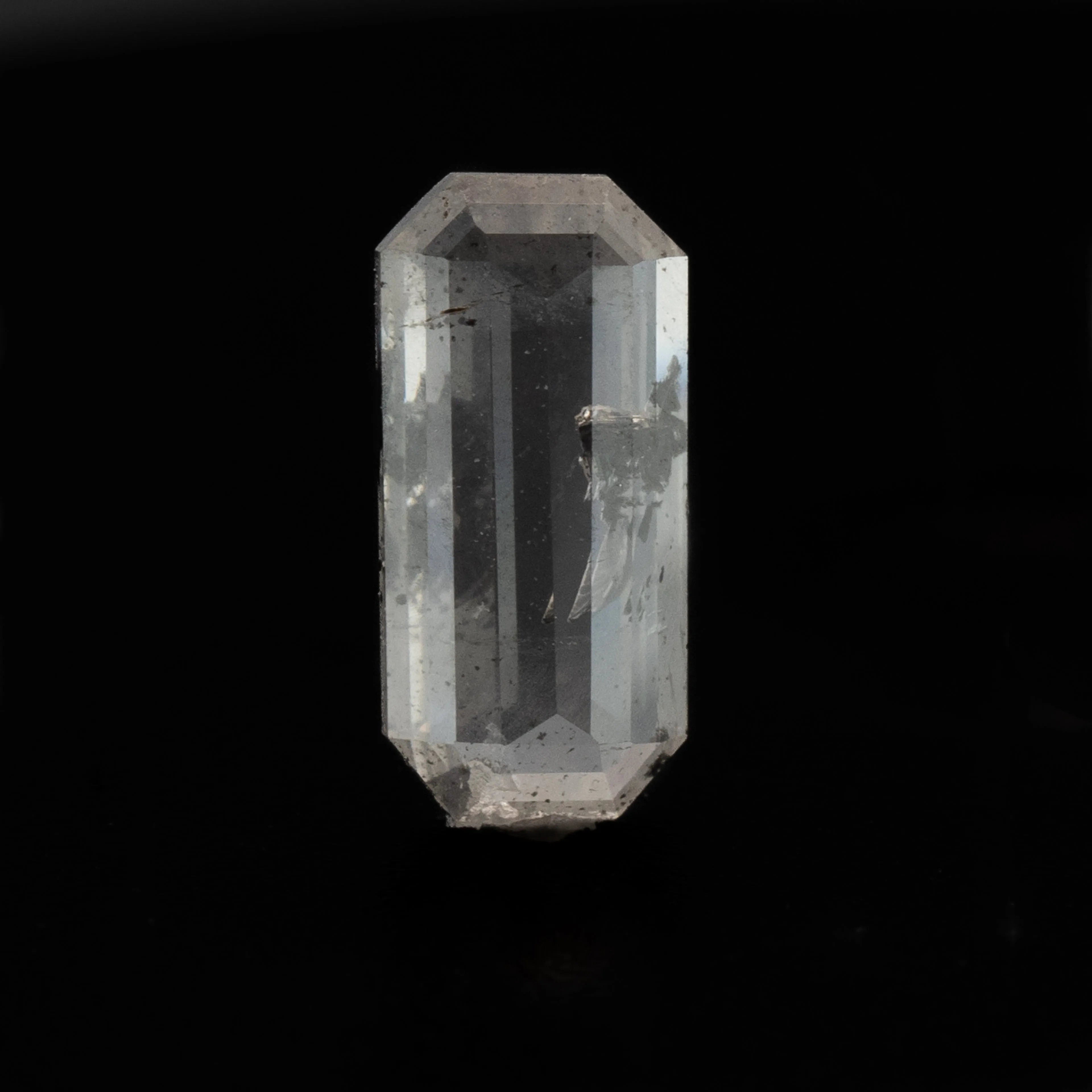 Rectangular Rose Cut Salt   Pepper Diamond | 0.62ct