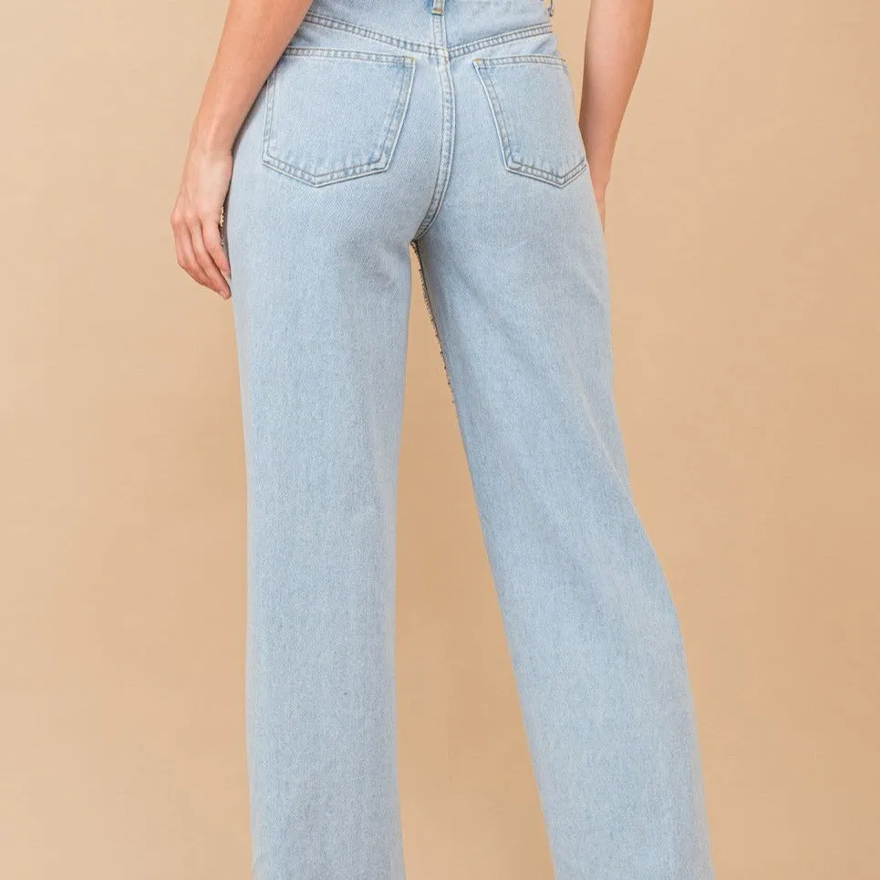 RHINESTONE JEANS