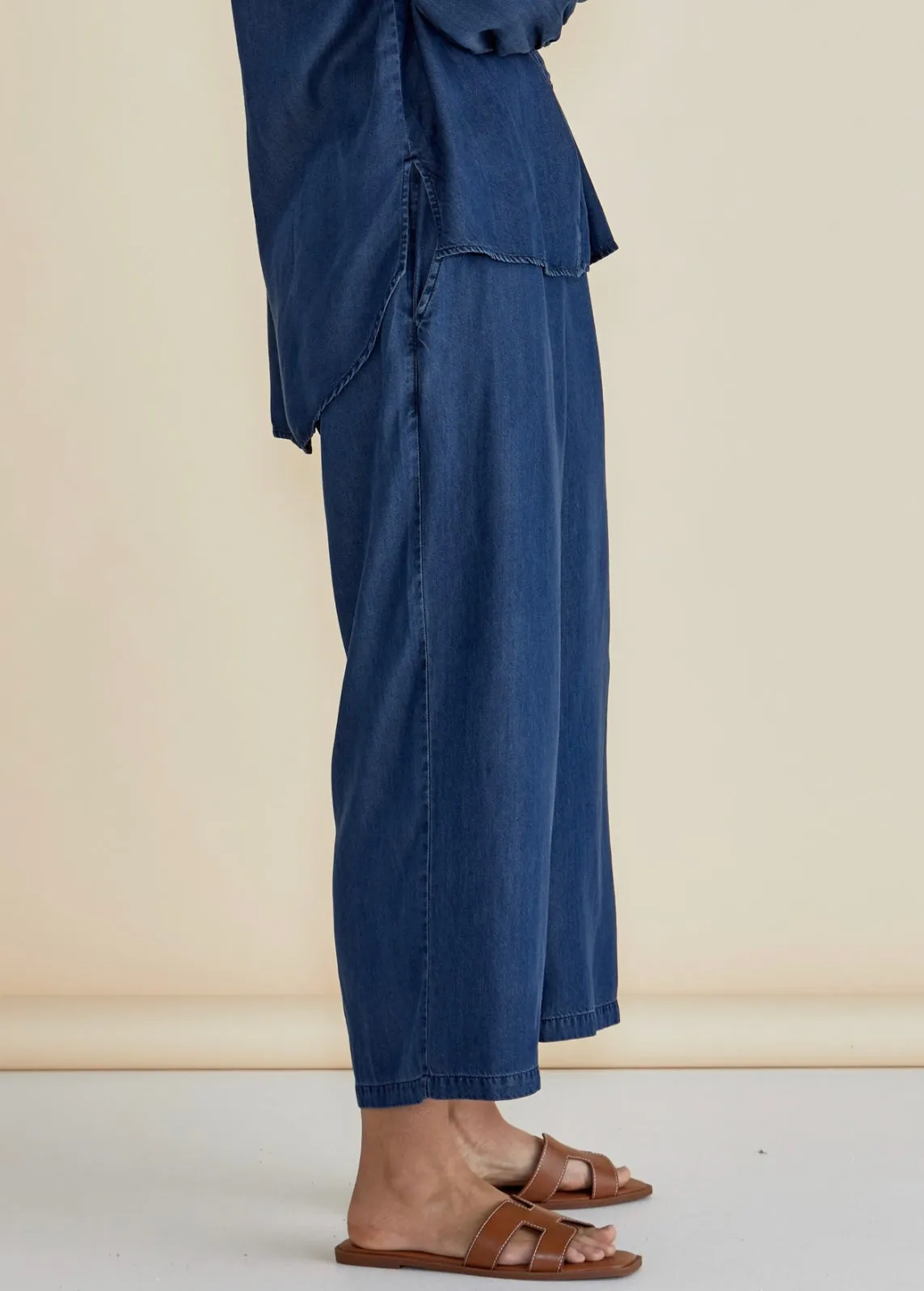 Rio Indigo Lyocell Relaxed Fit Pant
