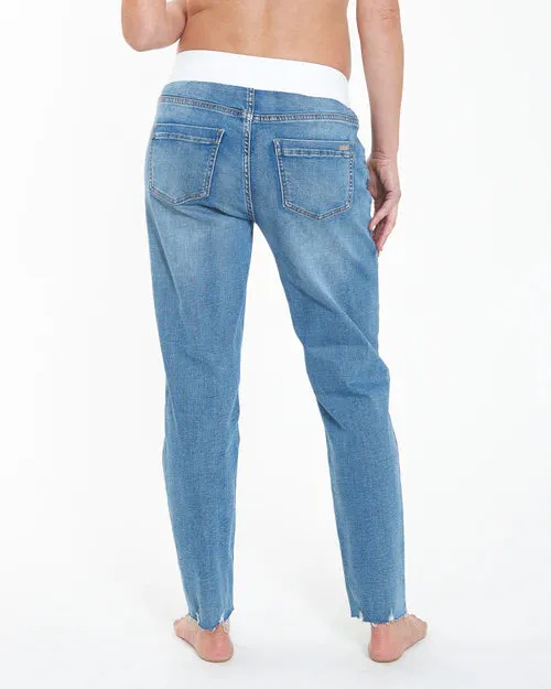 Ripe Maternity Jamie Raw Edge Jean