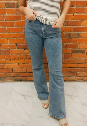 Risen HIgh Rise Clean Flare Jeans