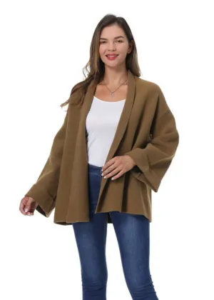 Roffe Cardigan with cuffed sleeves