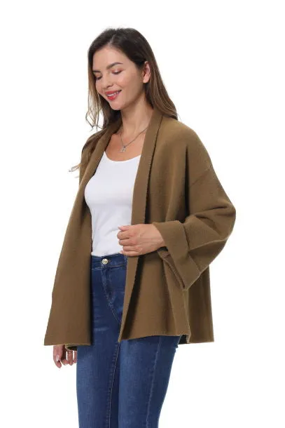 Roffe Cardigan with cuffed sleeves