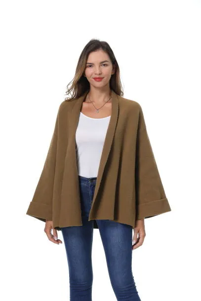 Roffe Cardigan with cuffed sleeves