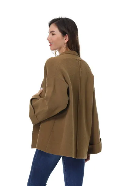 Roffe Cardigan with cuffed sleeves