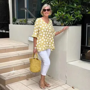 RUTH | Polka Dot Top.