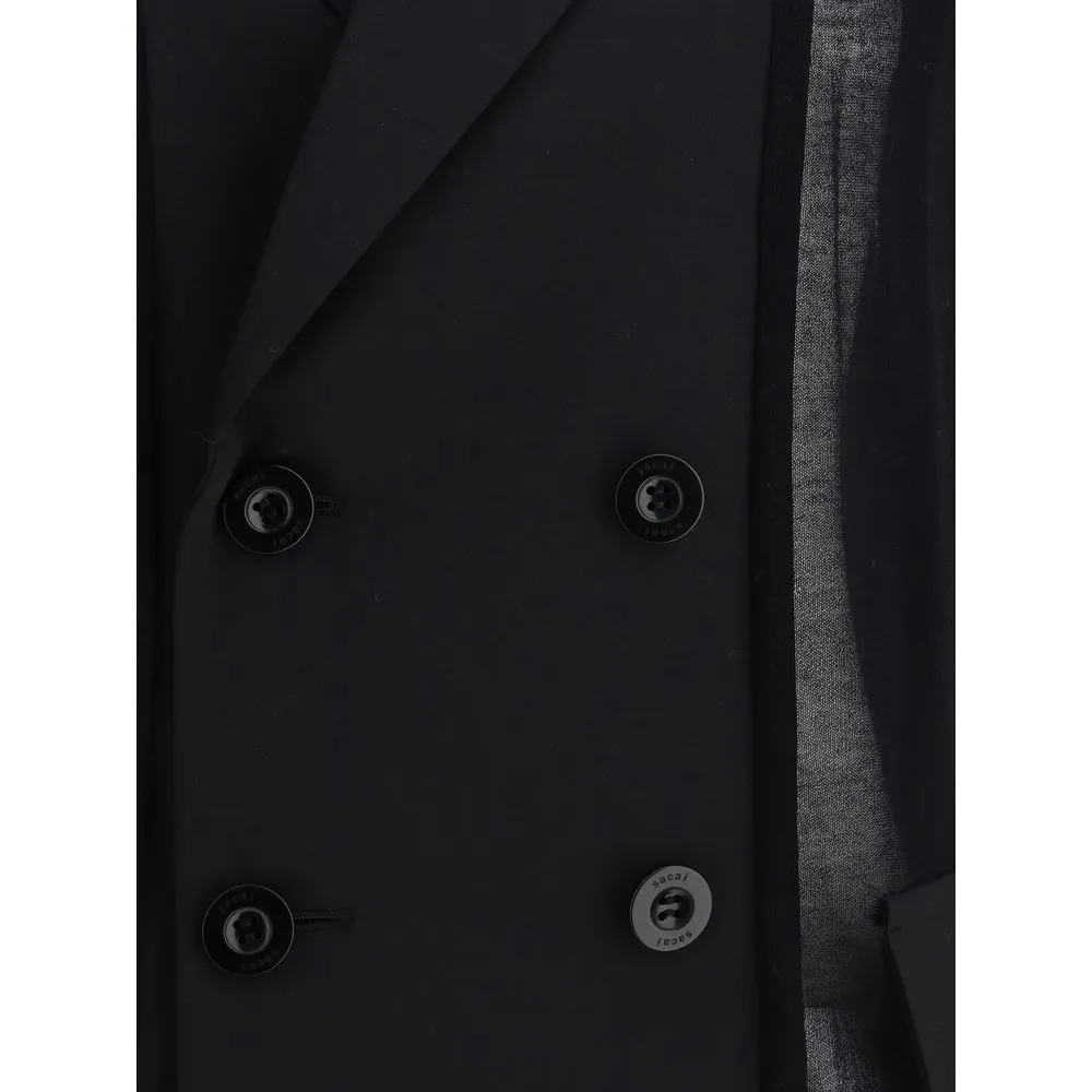 Sacai Semi-transparent  Blazer Jacket