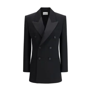 Saint Laurent Double-breasted Blazer Dress