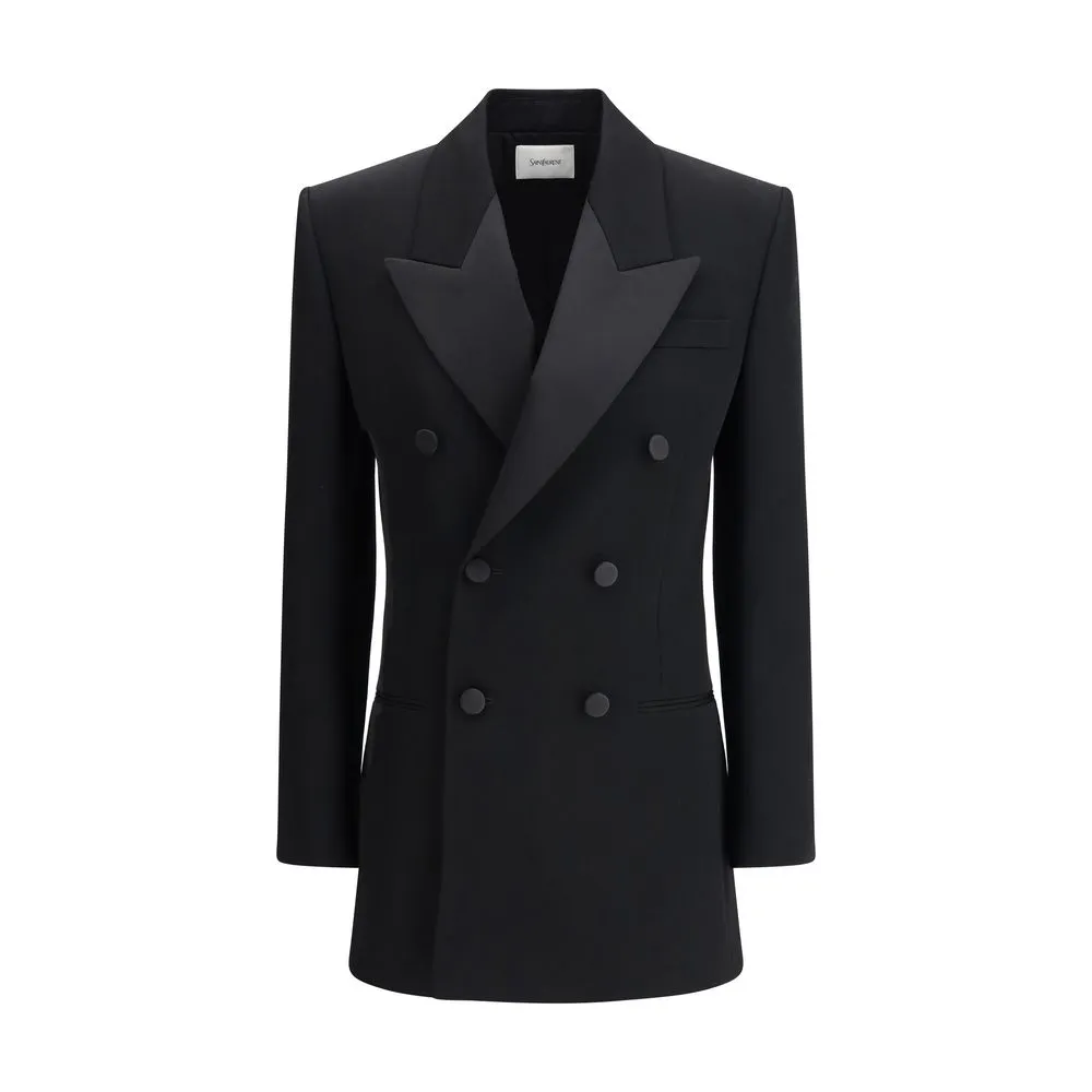 Saint Laurent Double-breasted Blazer Dress