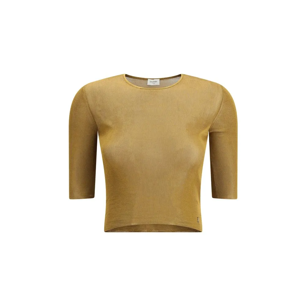 Saint Laurent Short Sleeved Top