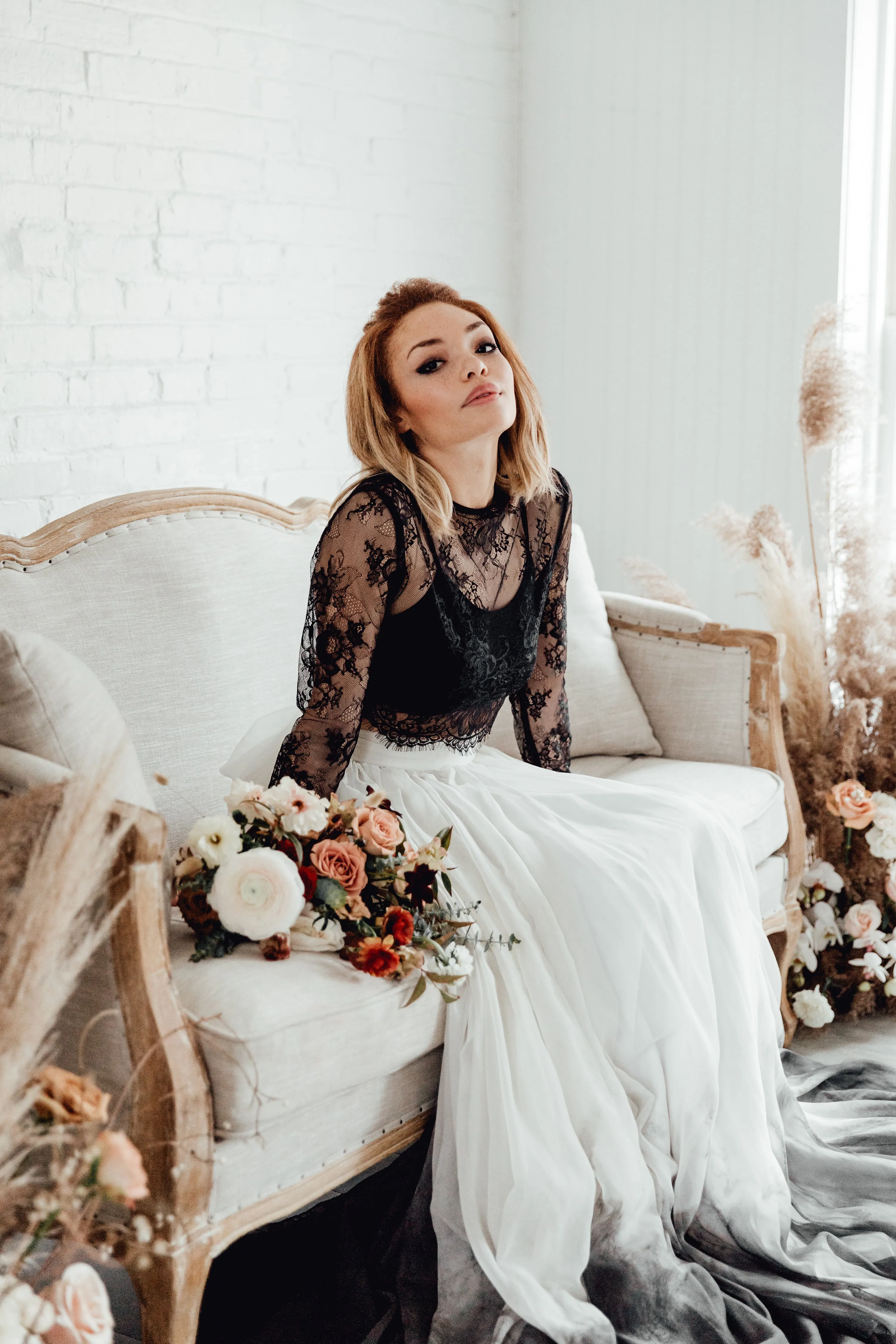 SAMPLE SALE: Cordelia Skirt in Caviar