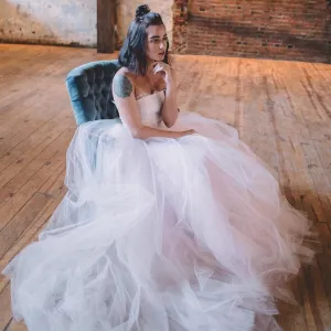 SAMPLE SALE: Norma J skirt in Petal Pink