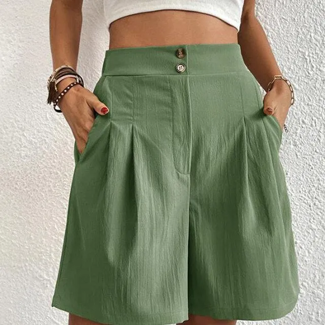Sarina - Double-breasted shorts