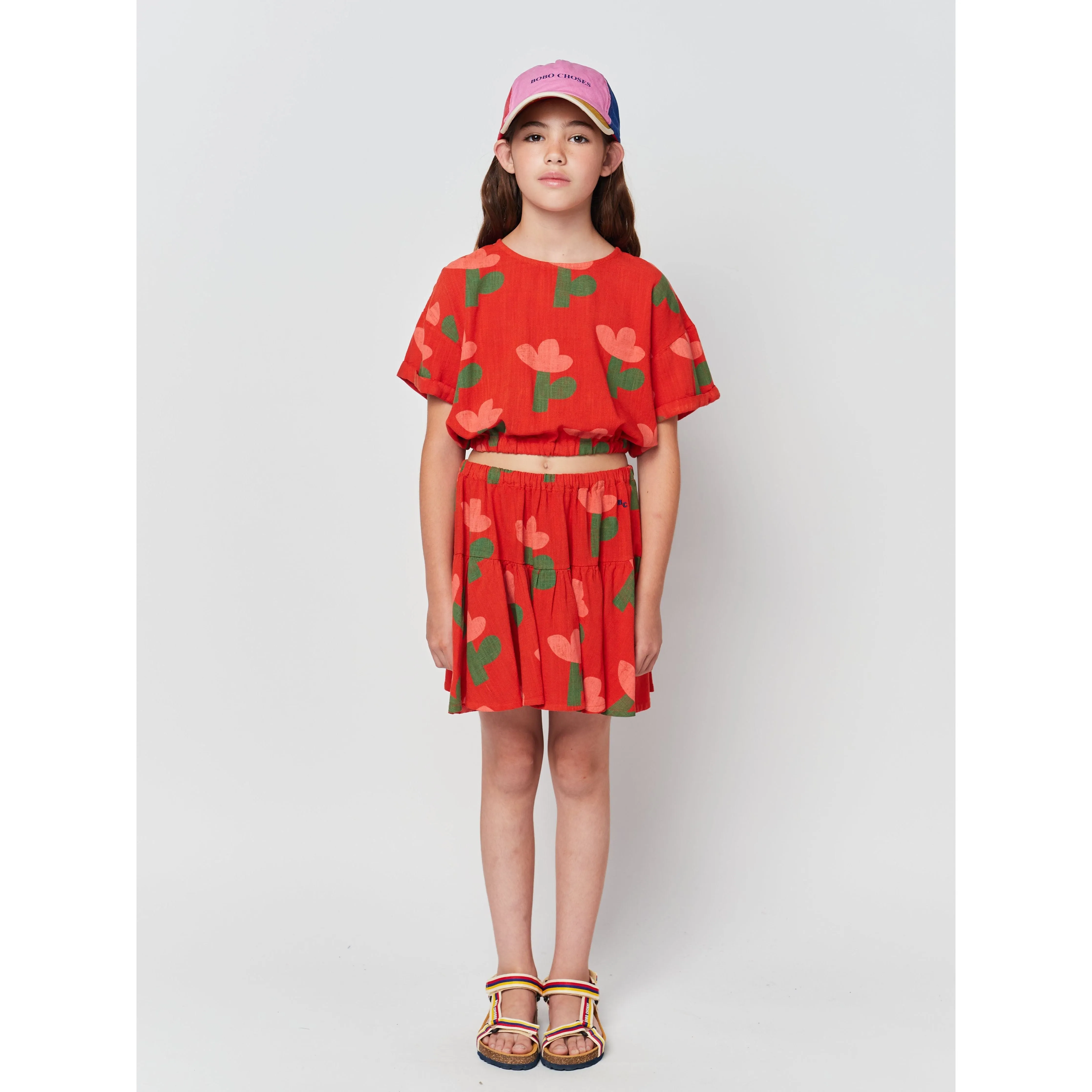 Sea Flower All Over Woven Skirt