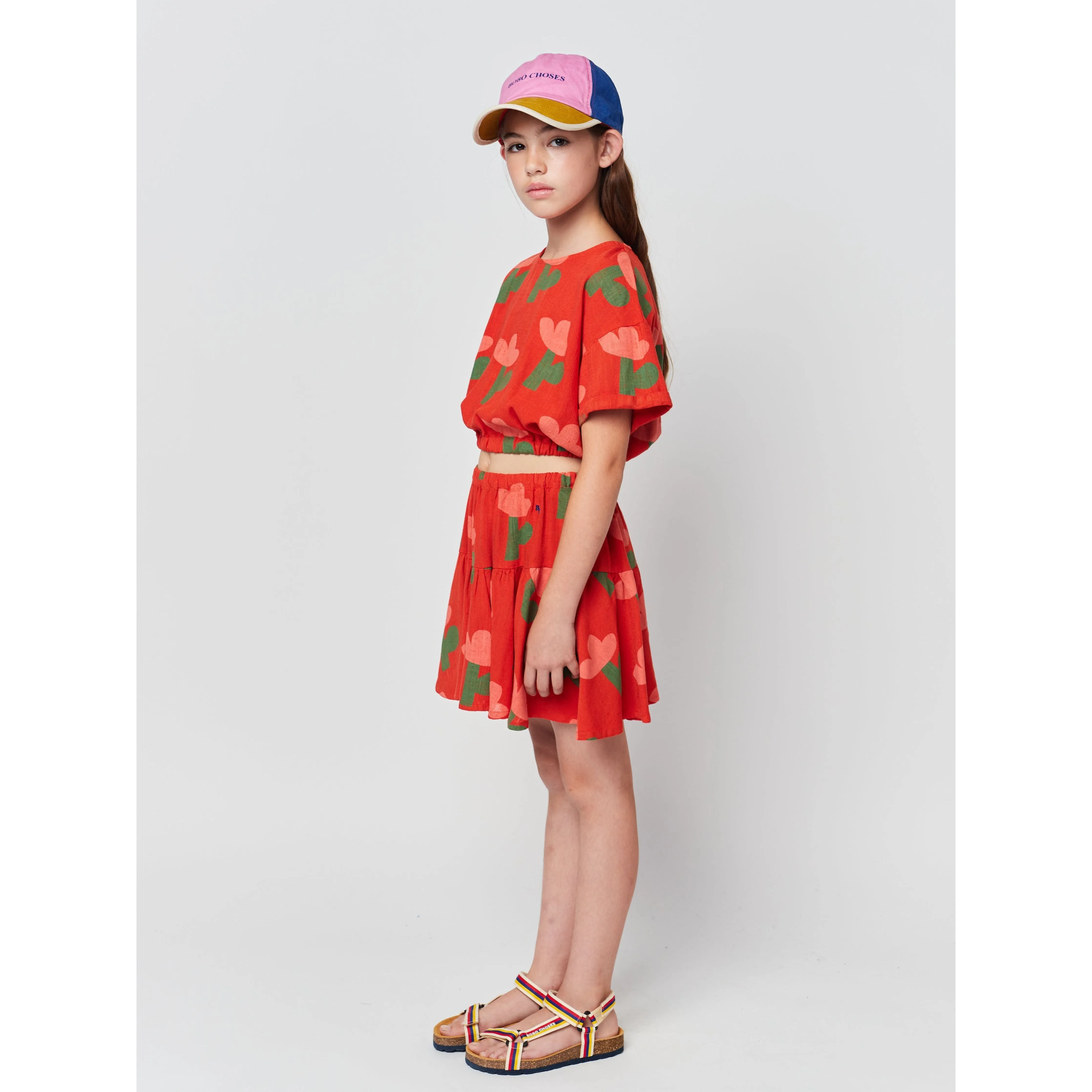 Sea Flower All Over Woven Skirt