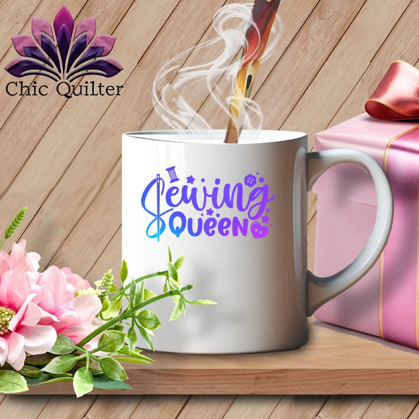 Sewing Queen ~ Large Mug