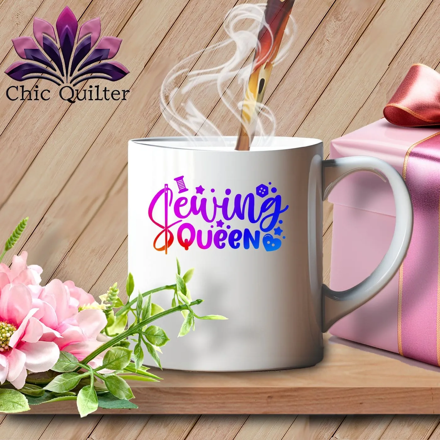Sewing Queen ~ Large Mug