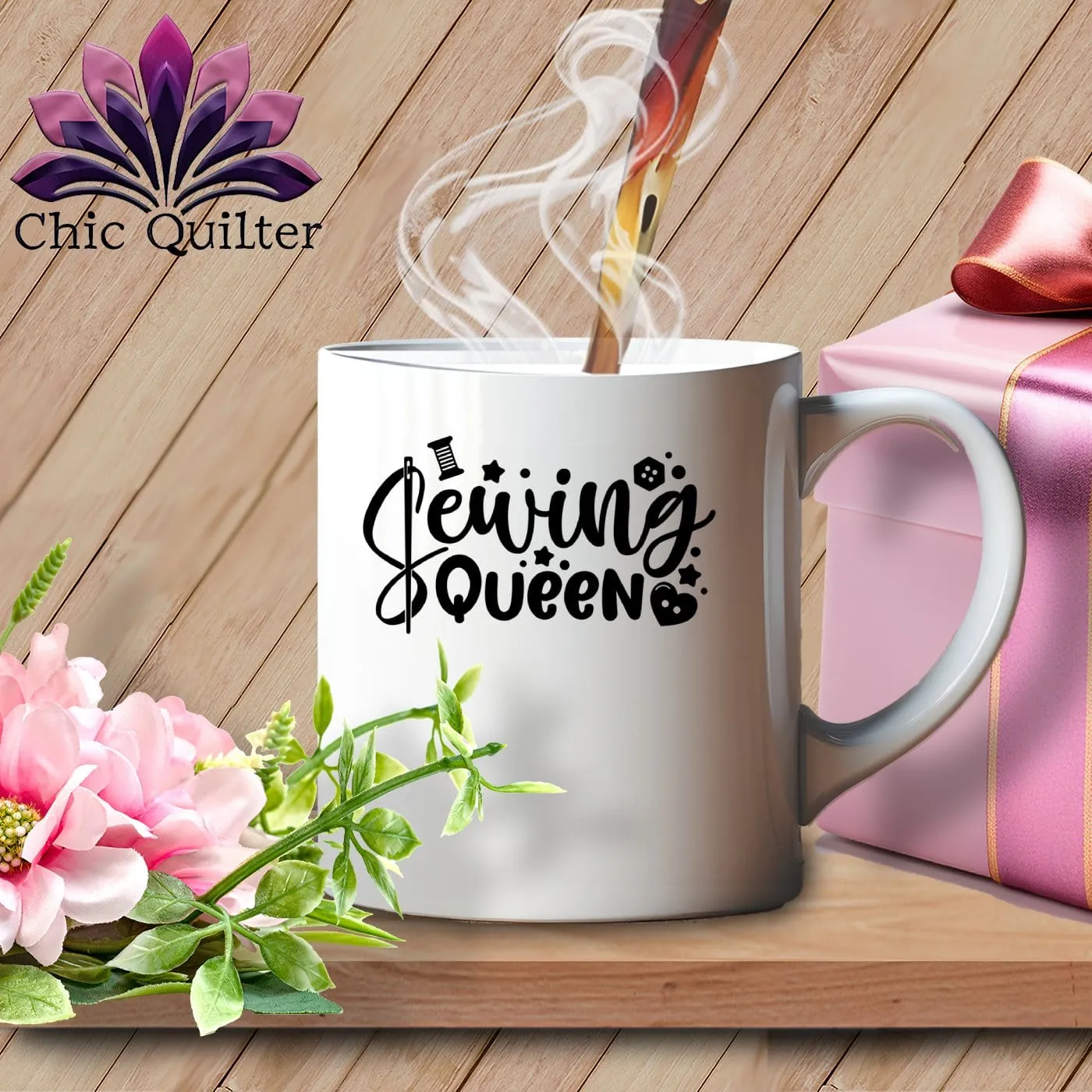 Sewing Queen ~ Large Mug