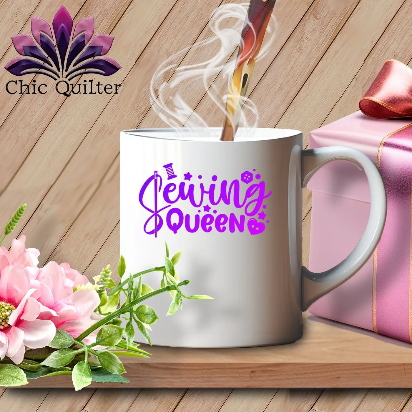 Sewing Queen ~ Large Mug