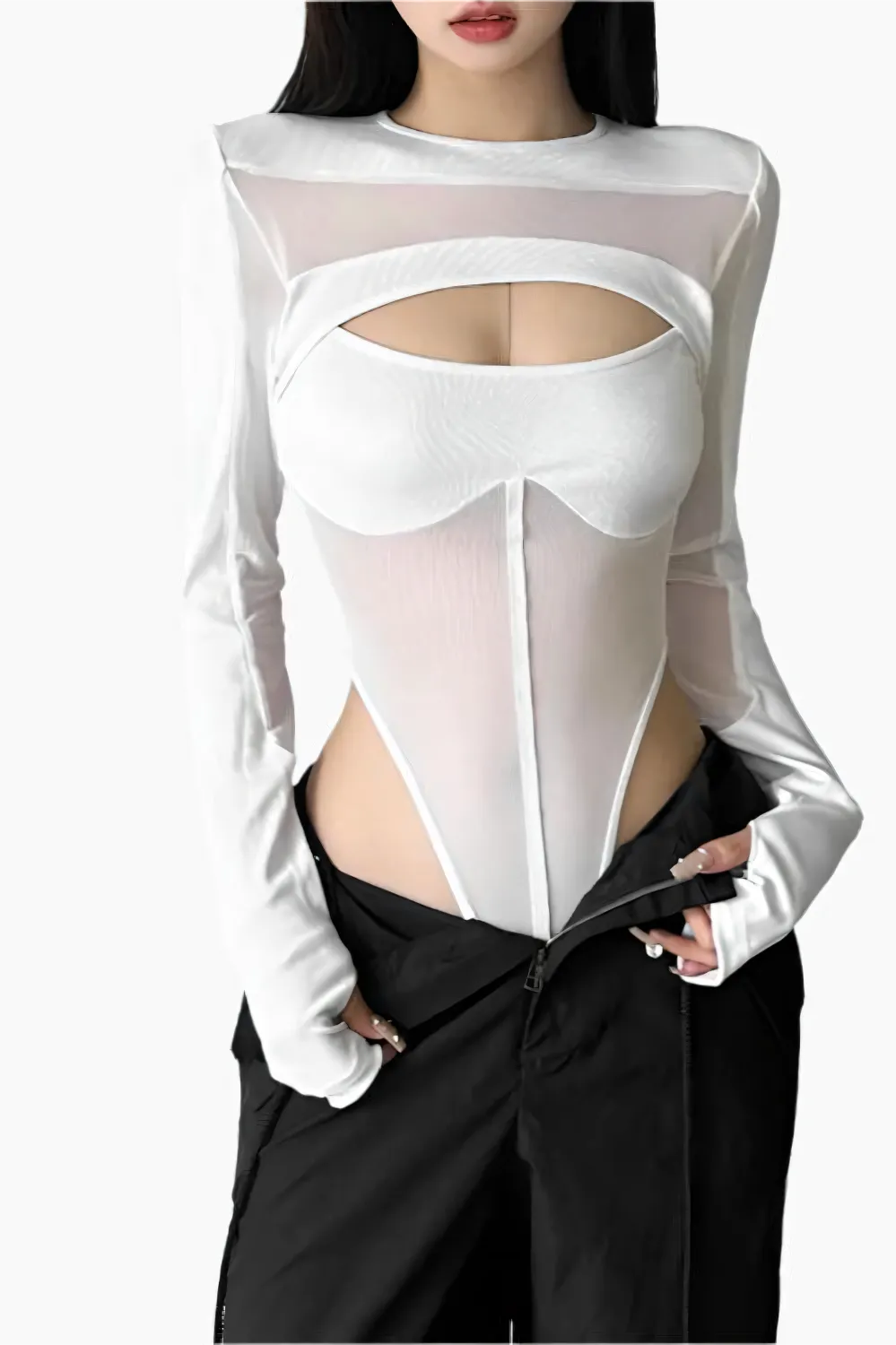 Shadowflux Mesh Bodysuit
