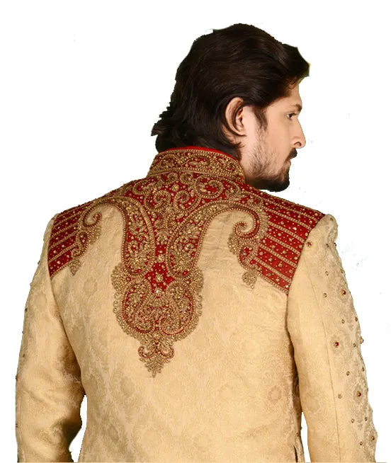 Sherwani (Custom Tailored) - (D.No.-1087)