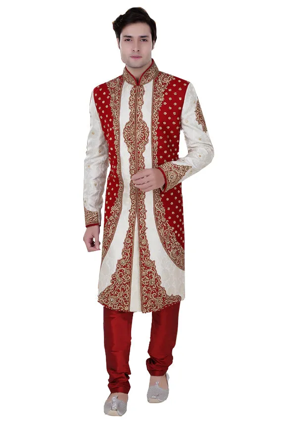 Sherwani (Custom Tailored) - (D.No.-1149)