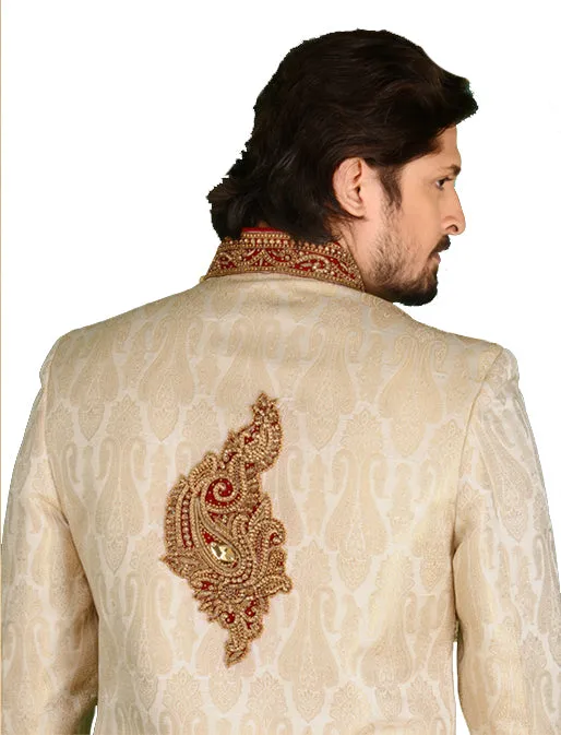 Sherwani (Custom Tailored) - (D.No.-1163)