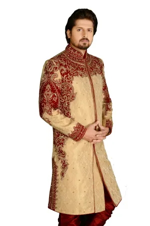 Sherwani (Custom Tailored) - (D.No.-1190)