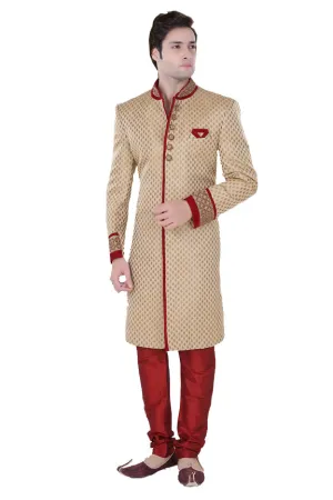 Sherwani (Custom Tailored) - (D.No.-1196)