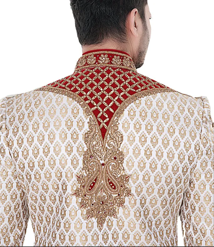 Sherwani (Custom Tailored) - (D.No.-1214)