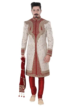 Sherwani (Custom Tailored) - (D.No.-1214)