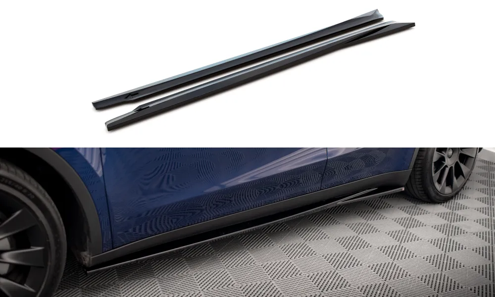 Side Skirts Diffusers V.1 Tesla Model Y